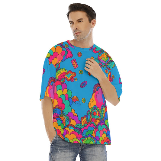Men's Drop Shoulder T-shirt With Short Sleeve