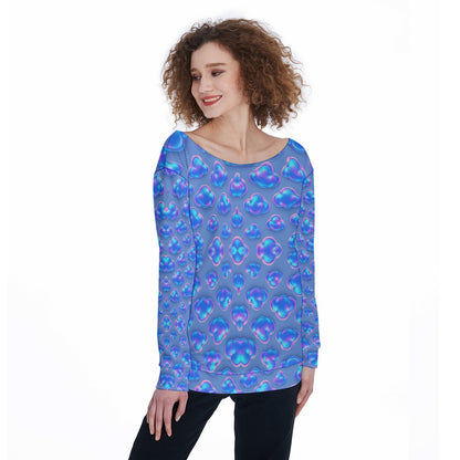 Women's Off-Shoulder Sweatshirt