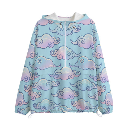 Unisex Pullover Jacket With Zipper Closure