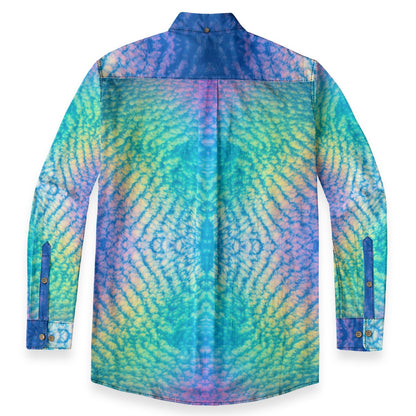 Men's Casual Lapel Long Sleeve Shirt|125GSM Cotton