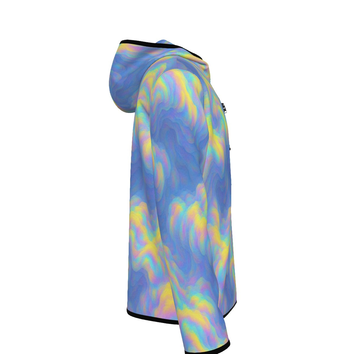 Men's Stylish Hoodie with Thumb Hole Design - view 3