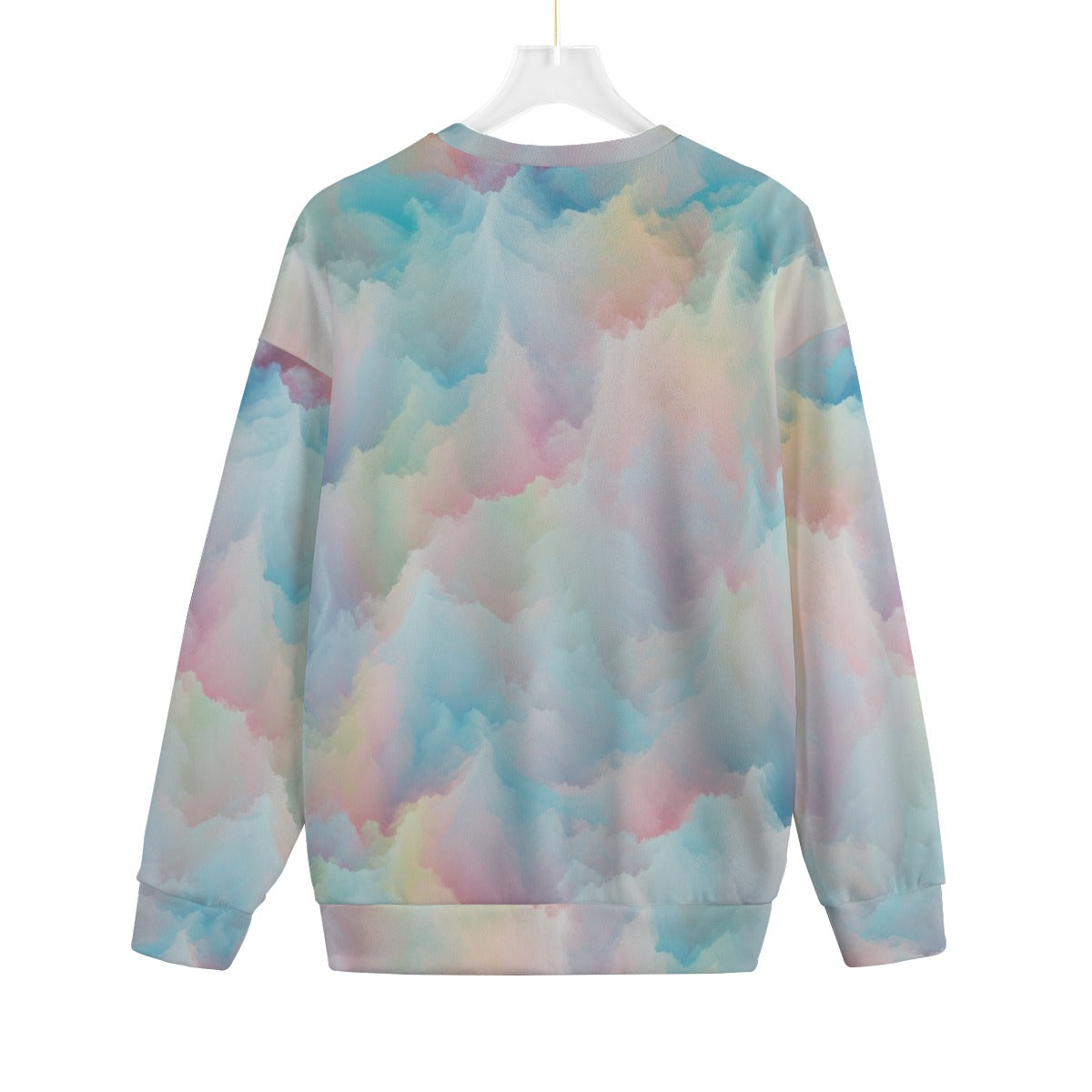 Unisex Drop-shoulder Knitted Fleece Sweater - view 2