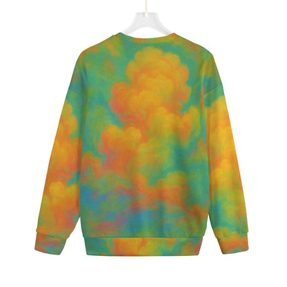 Unisex Drop-shoulder Knitted Fleece Sweater - view 2