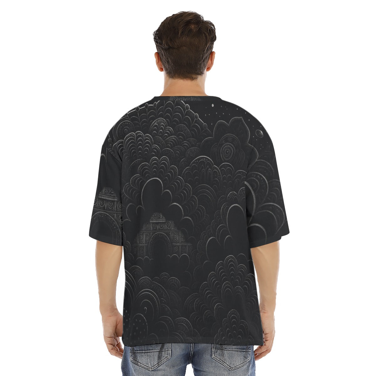 Men's Drop Shoulder T-shirt With Short Sleeve