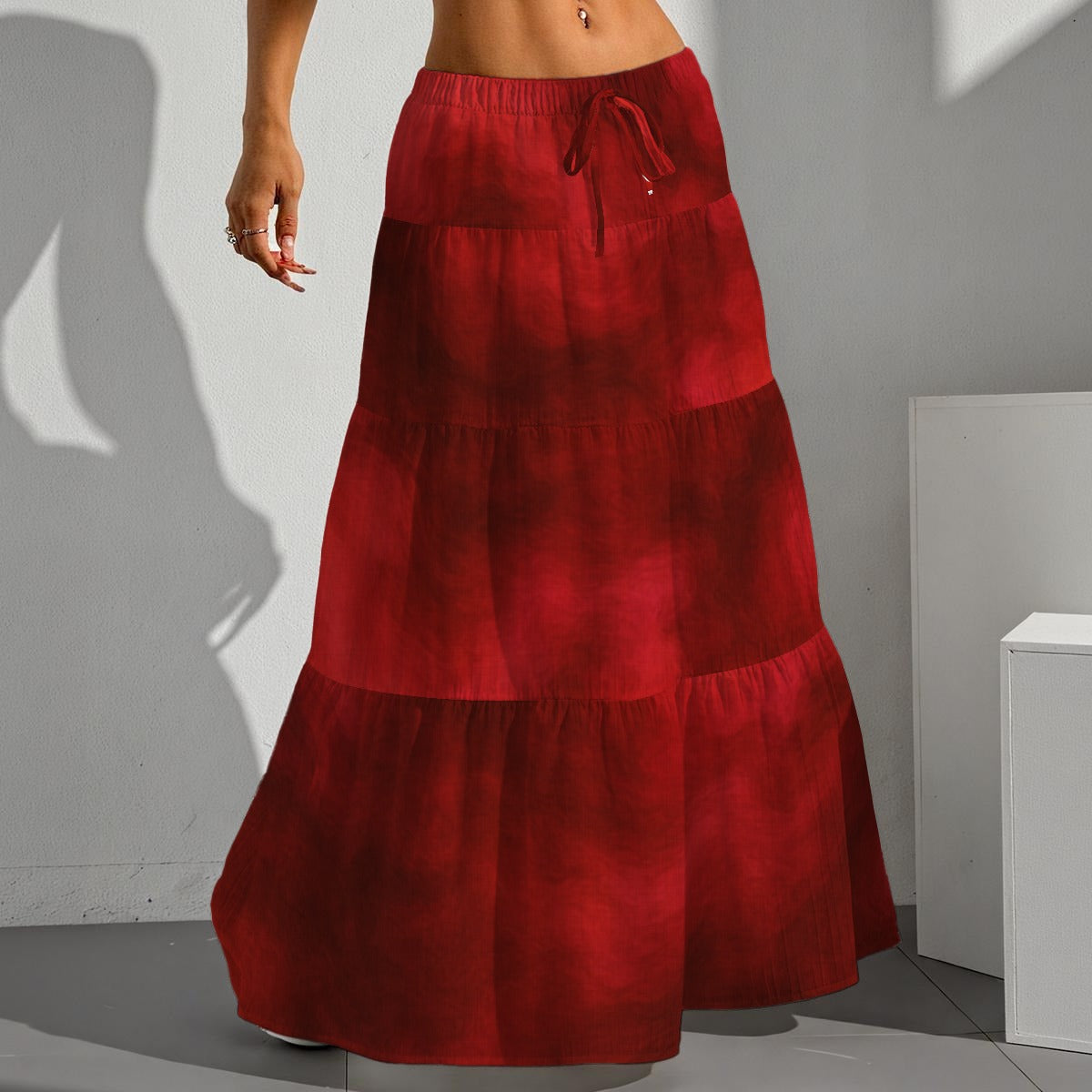 Women's Pleated Long Skirt