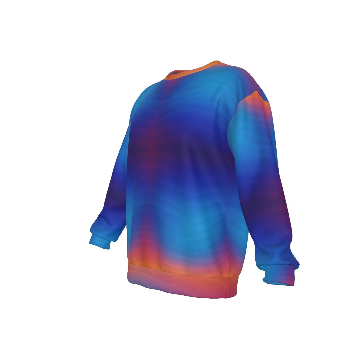Men's Drop Shoulder Round Neck Long-Sleeved Sweatshirt
