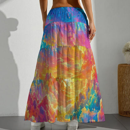 Women's Pleated Long Skirt