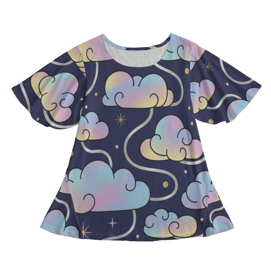 Women's Round Neck T-shirt With Short Sleeve