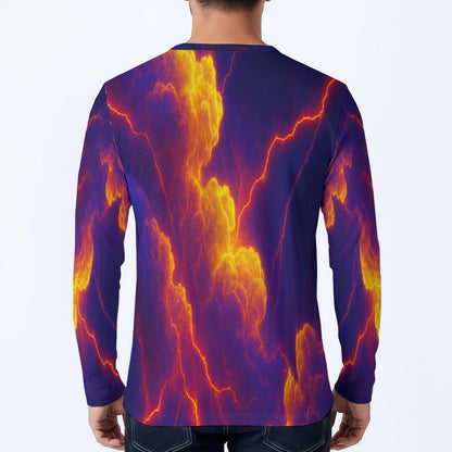 Men's Classic Long-Sleeve Henley Shirt