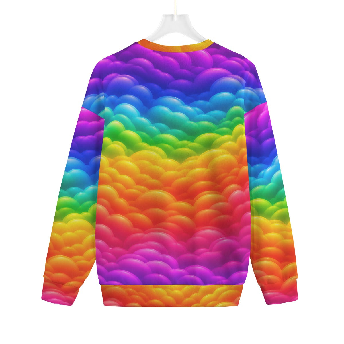 Unisex Drop-shoulder Knitted Fleece Sweater - view 2