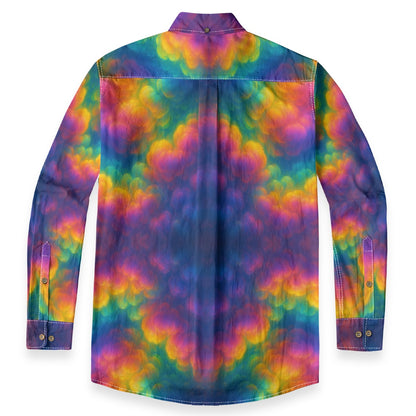 Men's Casual Lapel Long Sleeve Shirt|125GSM Cotton
