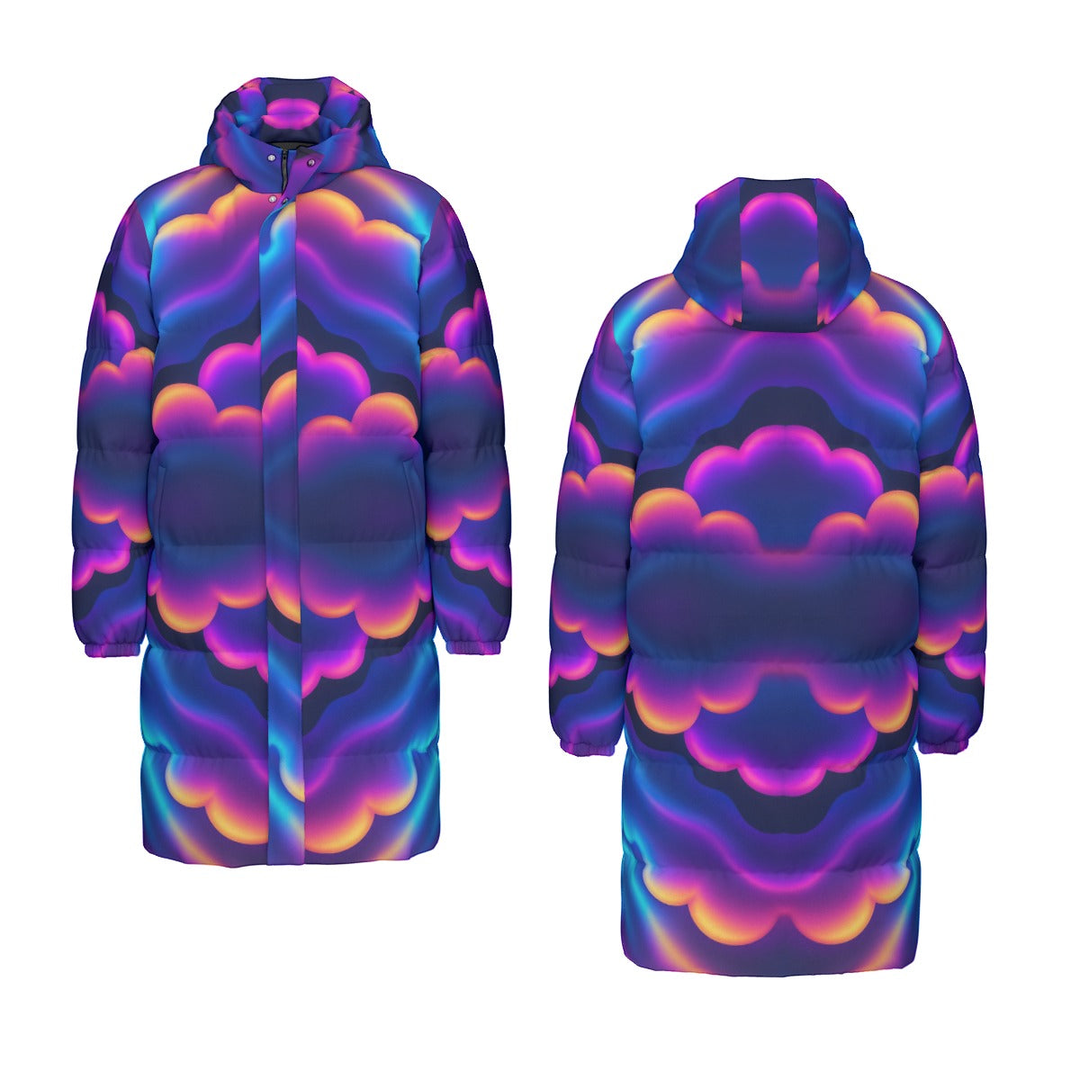 Unisex Long Down Jacket