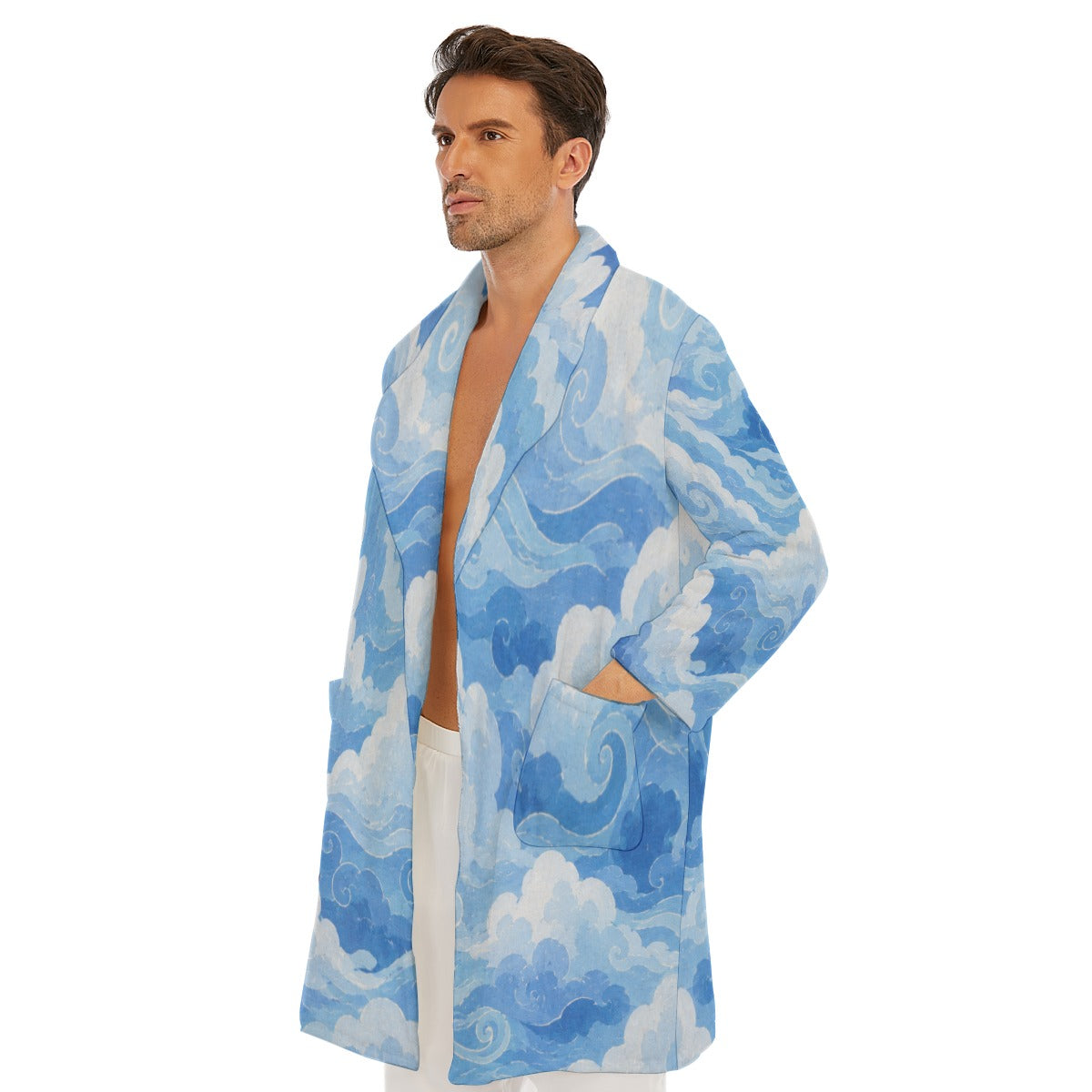 Men's Borg Fleece Robe by O’Nimbus – view 3