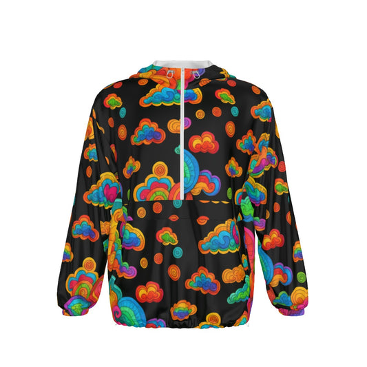 Unisex Pullover Jacket With Zipper Closure