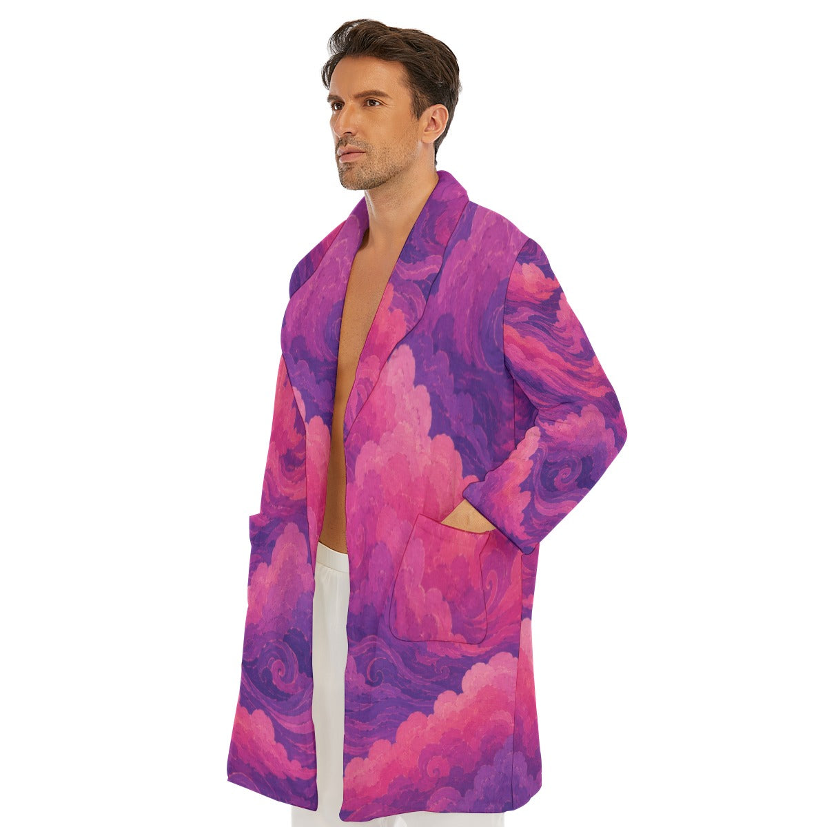 Men's Borg Fleece Robe by O’Nimbus – view 3