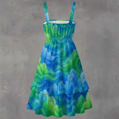 Women‘s Ruffle Hem Dress