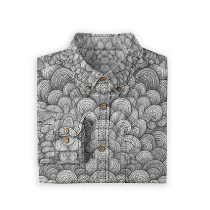 Men's Casual Lapel Long Sleeve Shirt|125GSM Cotton