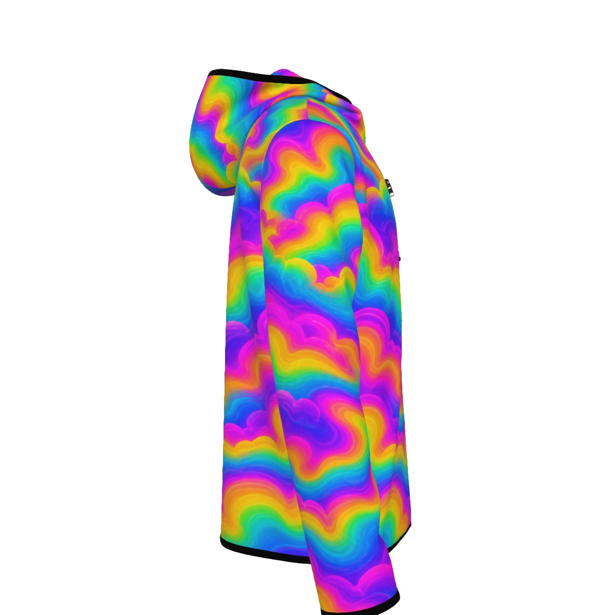 Men's Stylish Hoodie with Thumb Hole Design - view 3