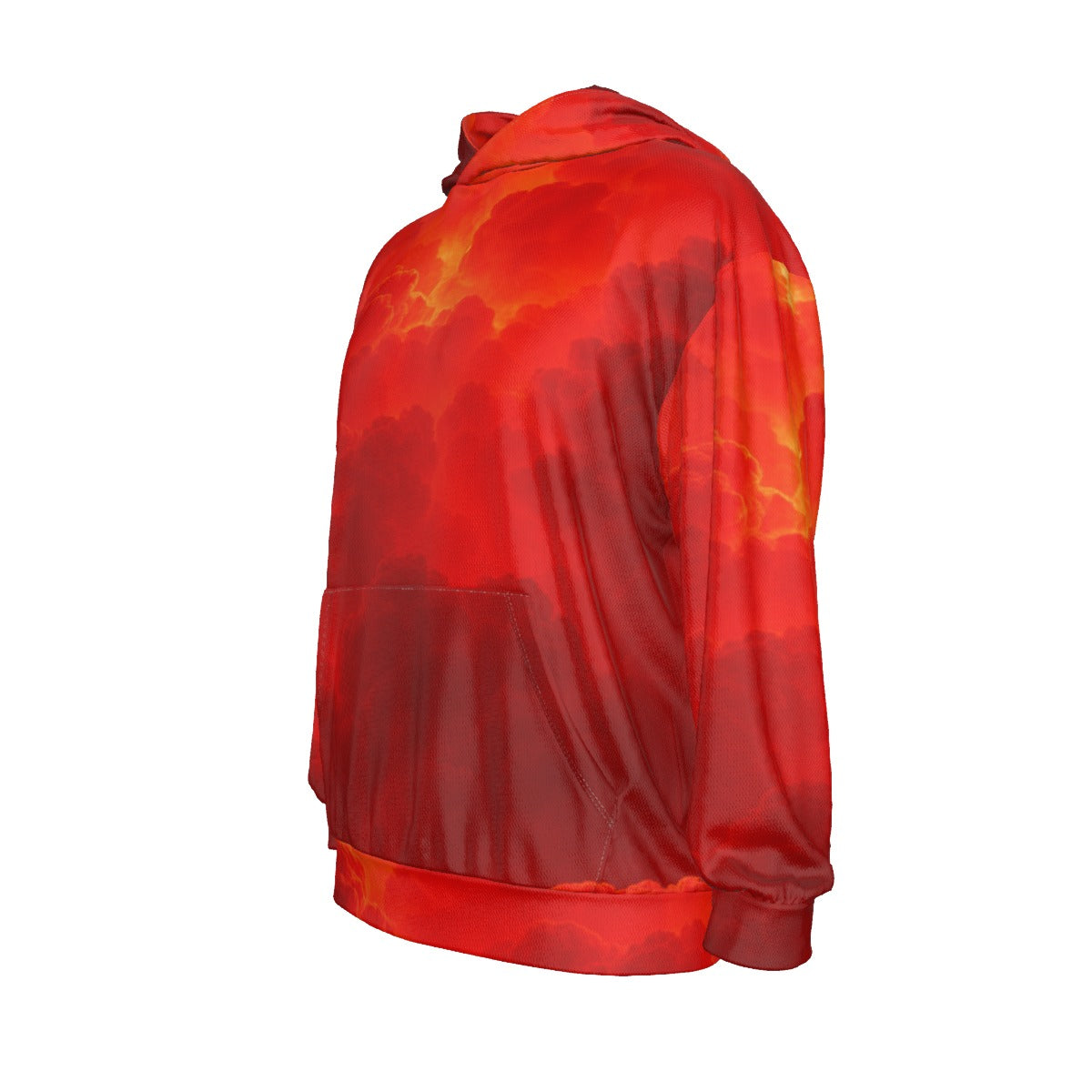 Men's Drop Shoulder Patch Pocket Hoodie