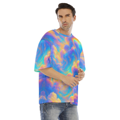 Men's Drop Shoulder T-shirt With Short Sleeve