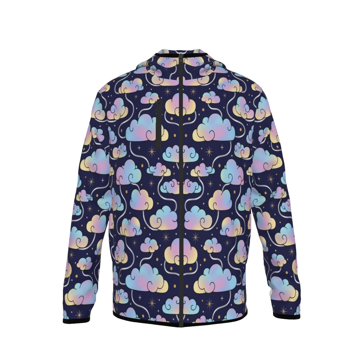 Men's Stylish Hoodie with Thumb Hole Design - view 1