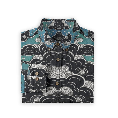 Men's Casual Lapel Long Sleeve Shirt|125GSM Cotton