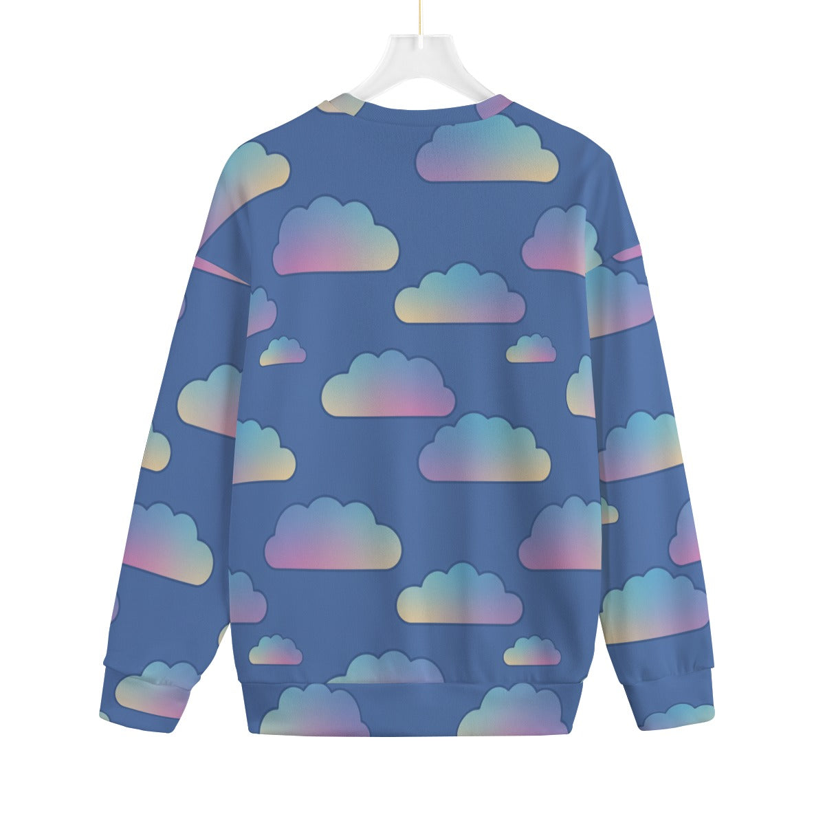 Unisex Drop-shoulder Knitted Fleece Sweater - view 2