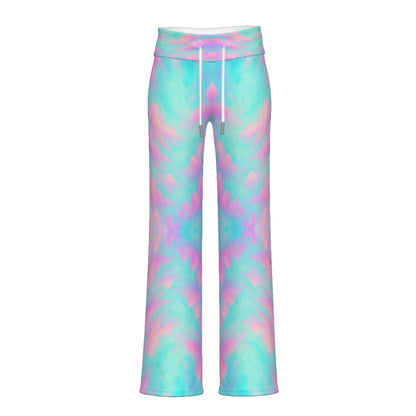 Women's High-waisted Straight-leg Trousers