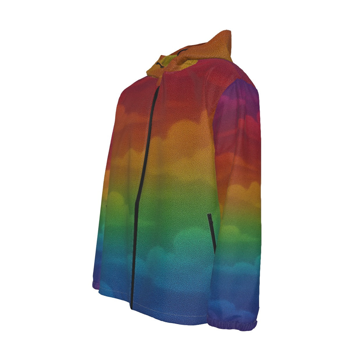 Men's Hooded Zipper Windproof Jacket