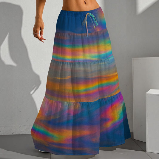 Women's Pleated Long Skirt