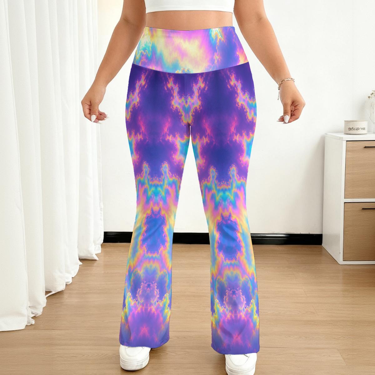 All-over print Women's Flare Yoga Pants