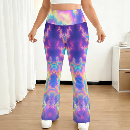 All-over print Women's Flare Yoga Pants