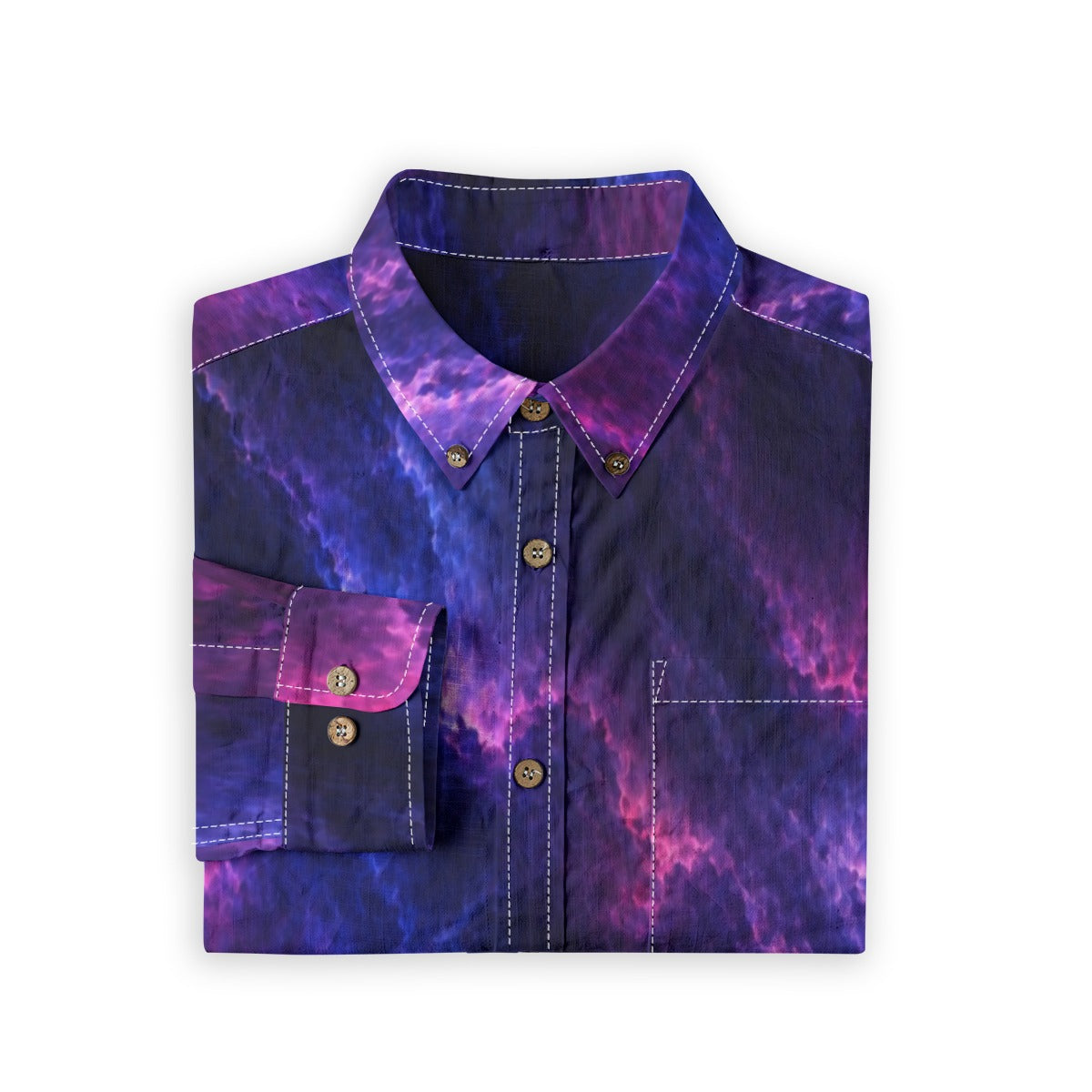 Men's Casual Lapel Long Sleeve Shirt|125GSM Cotton