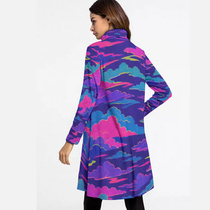 Women's High Neck Dress With Long Sleeve by O’Nimbus – view 4
