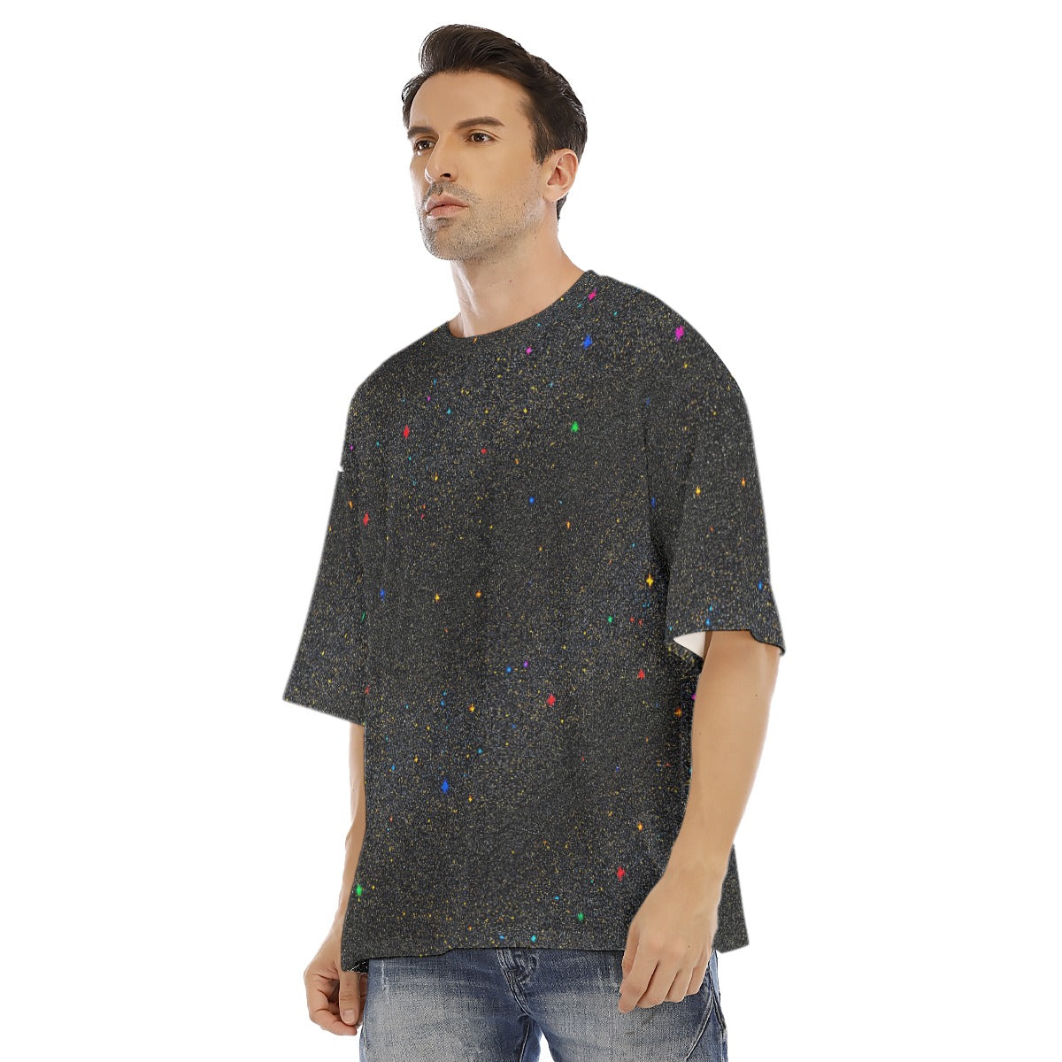 Men's Drop Shoulder T-shirt With Short Sleeve