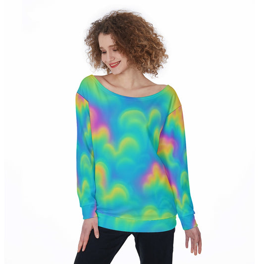 Women's Off-Shoulder Sweatshirt