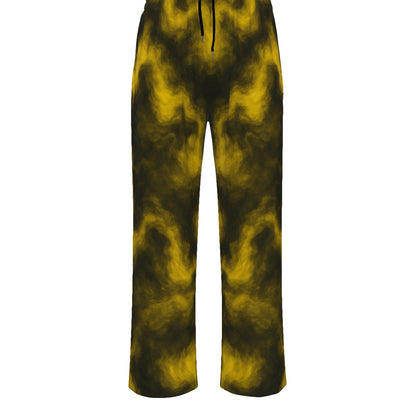 Unisex Knitted Fleece Wide Leg Pants