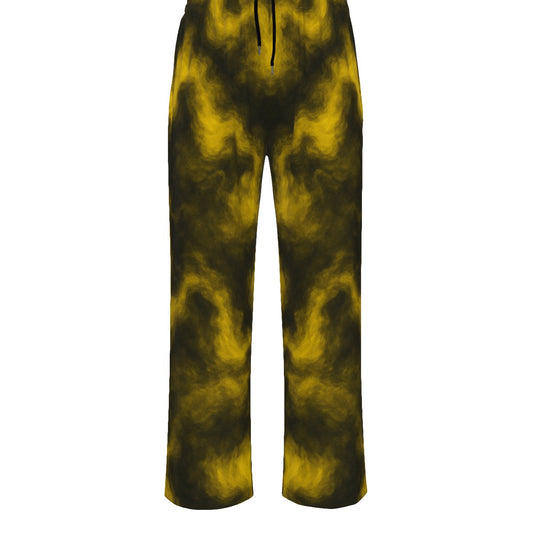 Unisex Knitted Fleece Wide Leg Pants