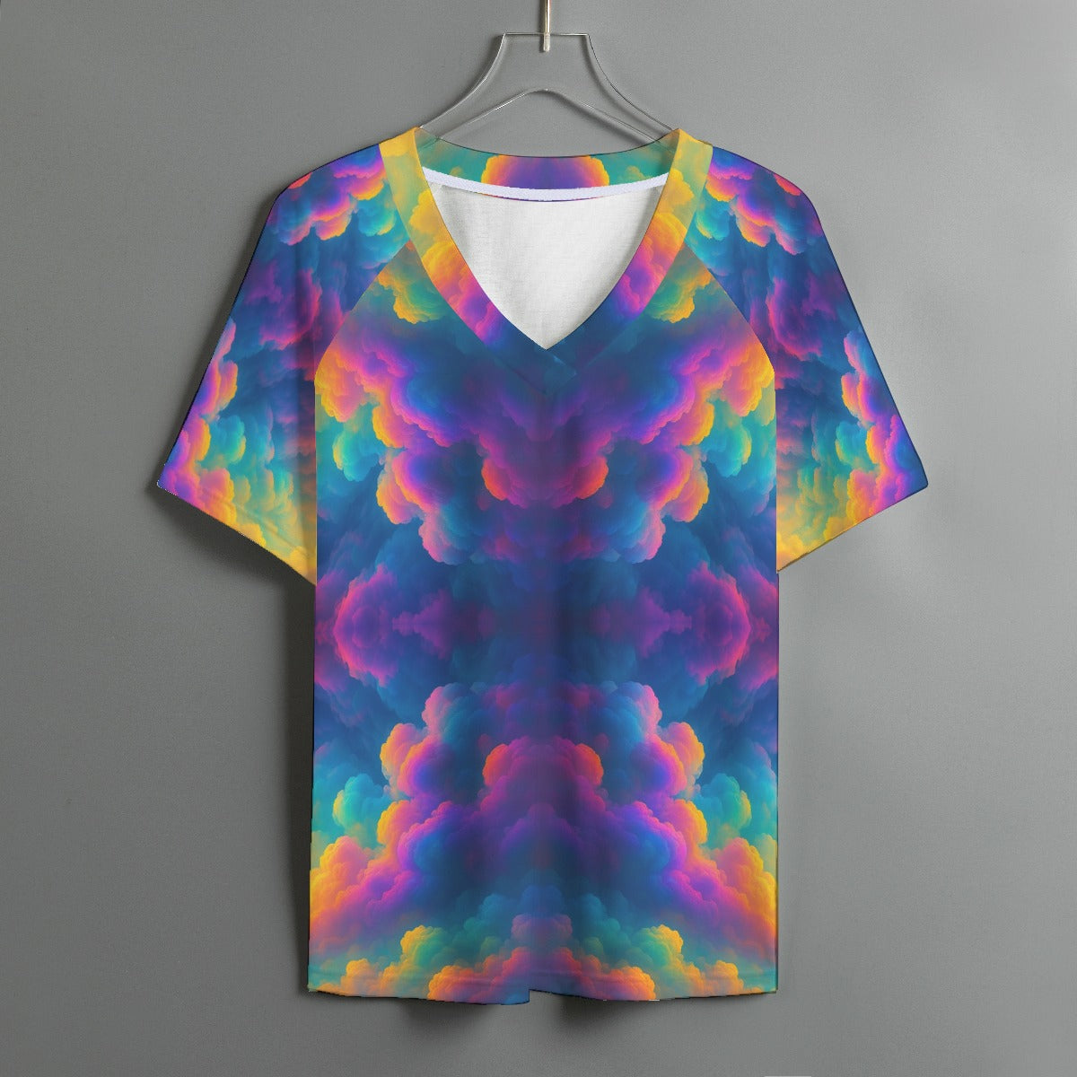 Women's V-neck T-shirt With Short Sleeve