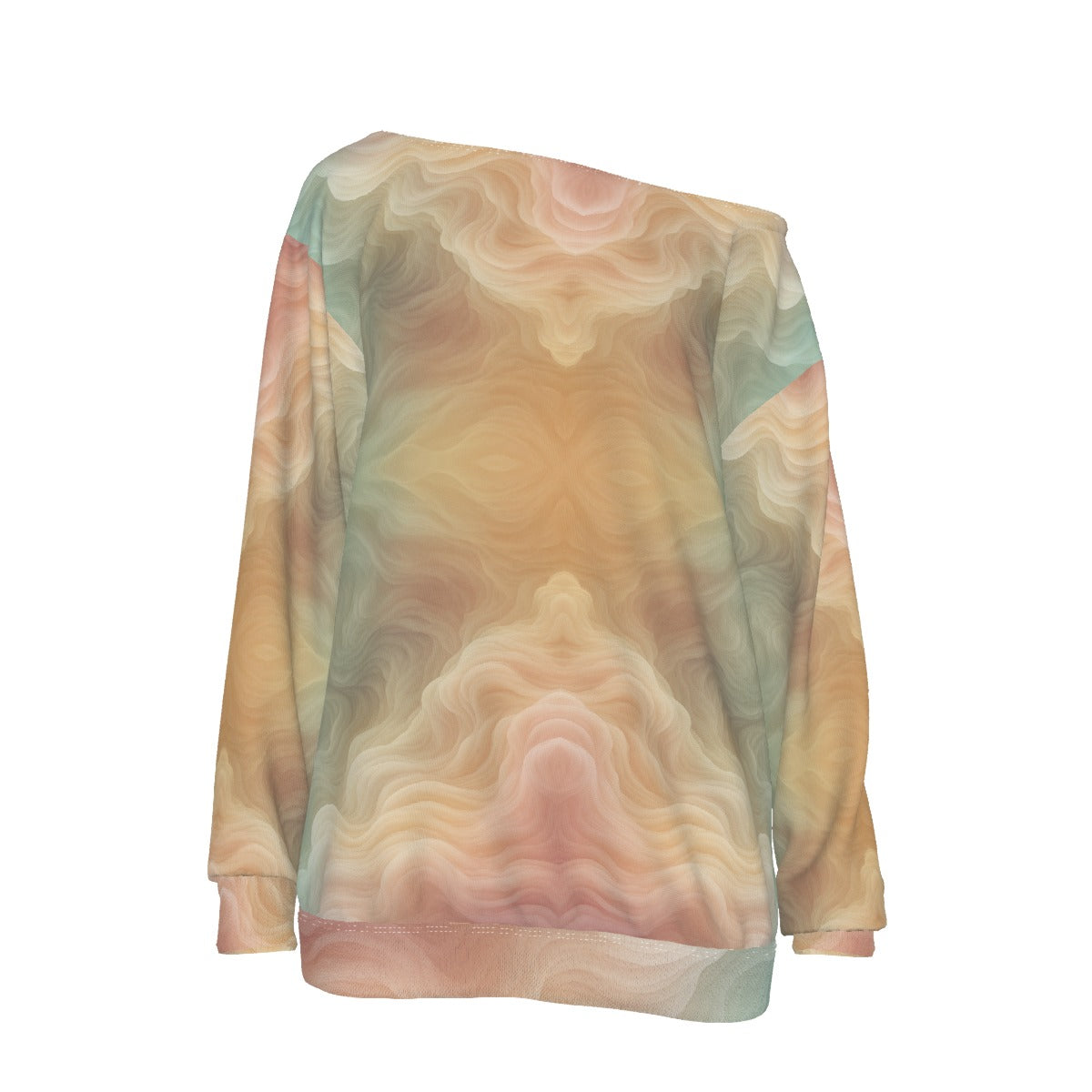 Women's Off-Shoulder Sweatshirt