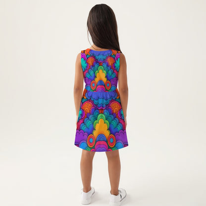 Unisex Girls Sleeveless A-Line Dress