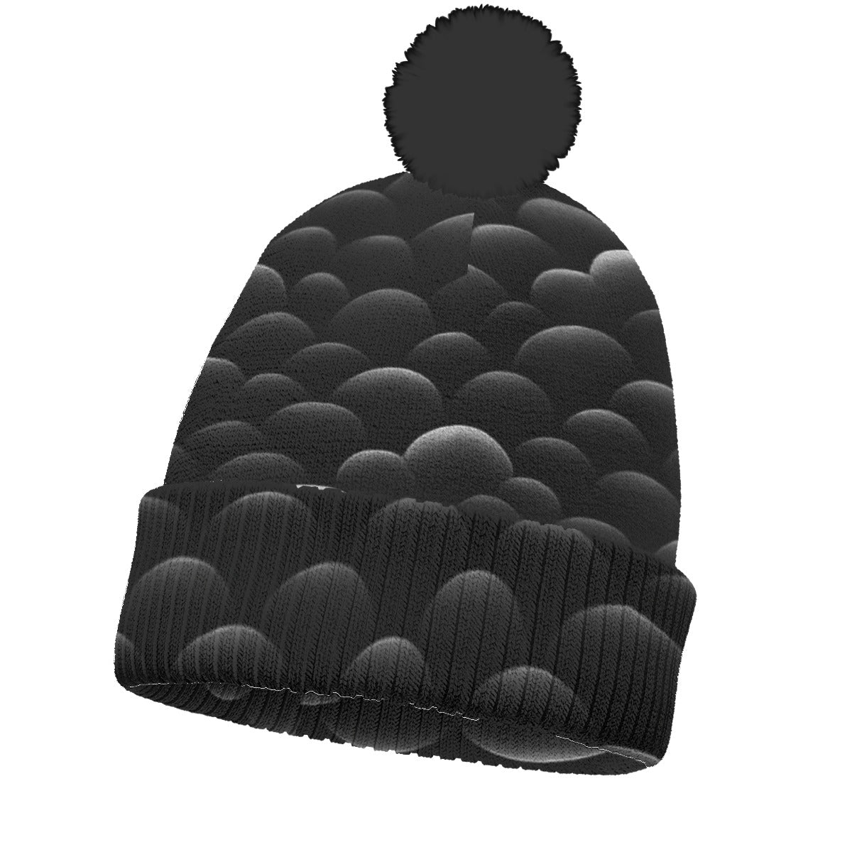 Unisex Knitted Hat With Pom-Pom