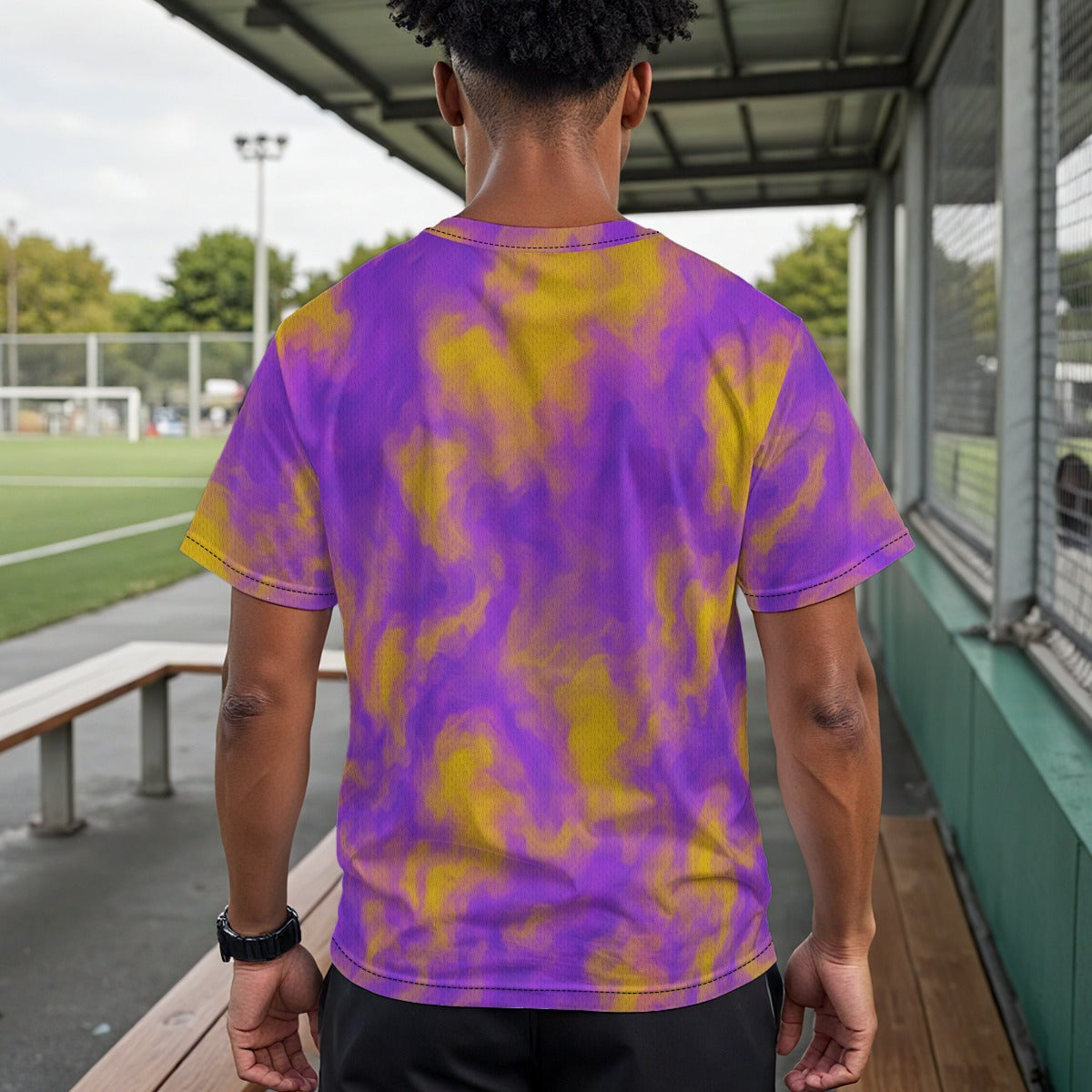 Unisex Drop Shoulder Crew Neck T-Shirt