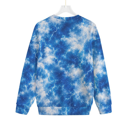 Unisex Drop-shoulder Knitted Fleece Sweater - view 2