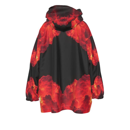 Unisex Kid's Sherpa Fleece Hoodie Blanket