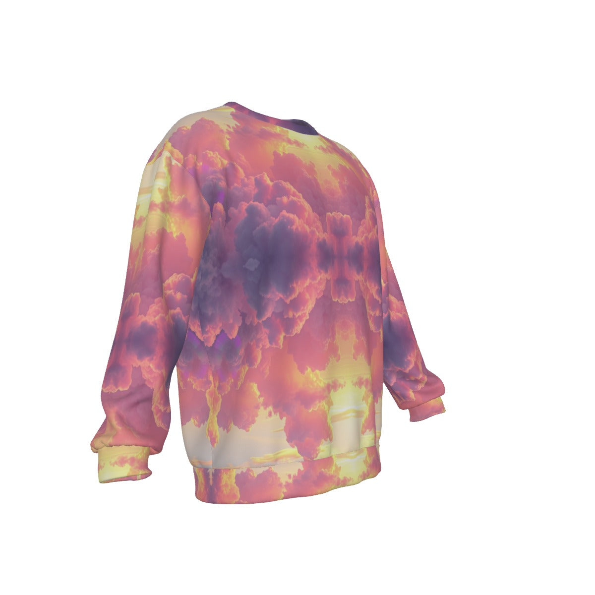 Men's Drop Shoulder Round Neck Long-Sleeved Sweatshirt