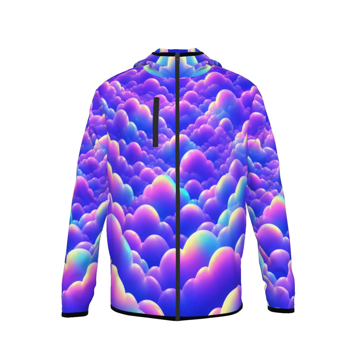 Men's Stylish Hoodie with Thumb Hole Design - view 1