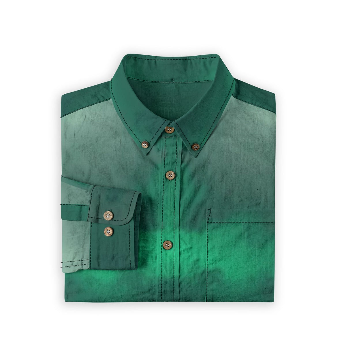 Men's Casual Lapel Long Sleeve Shirt|125GSM Cotton