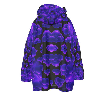 Unisex Kid's Sherpa Fleece Hoodie Blanket