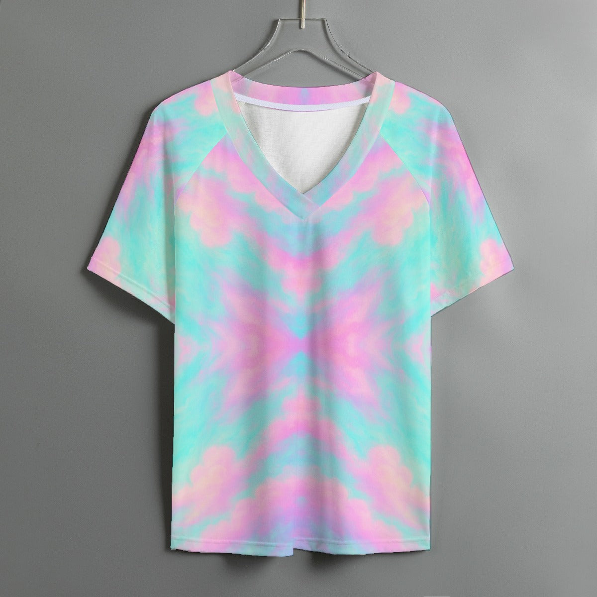 Women's V-neck T-shirt With Short Sleeve